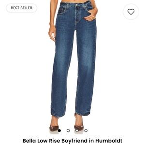 Grlfrnd Bella Low Rise Boyfriend jeans